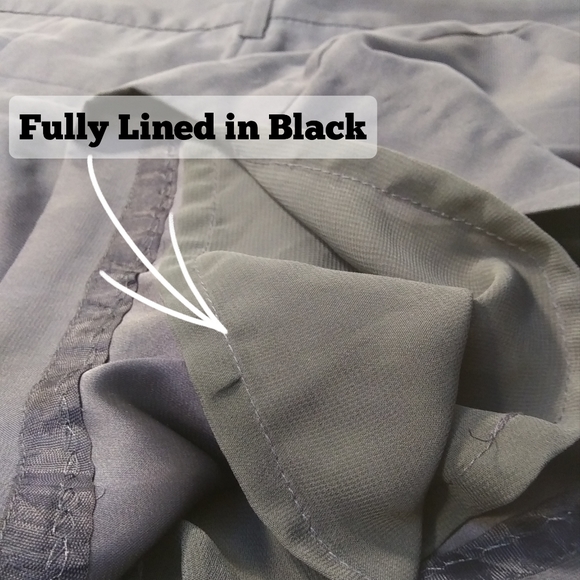 Stormy Sky Pleated Trouser Shorts by BCBGeneration - Picture 5 of 6